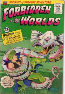 Forbidden Worlds #131 - Magicman Fights Sea Monster - 1965 (4.0) WH 