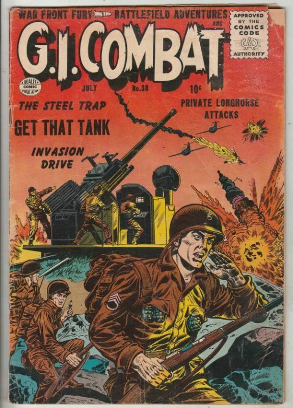 G.I. Combat # 38 Strict VG Affordable-Grade Content East/West Berlin Spy Story!