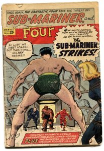 FANTASTIC FOUR #14 1963- sub-mariner crossover- MARVEL SILVER AGE fr