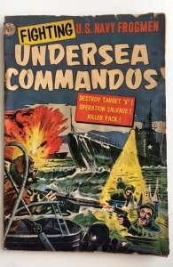 Fighting Undersea Commandos #4  (1952)cover nearly detached