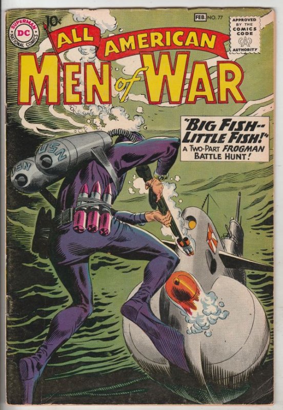 All-American Men of War #77 (Feb-60) VF High-Grade Frogman