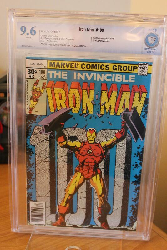 Iron Man #100 (Marvel, 1977) CBCS NM+ 9.6 White pages