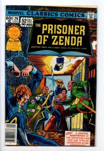 Marvel Classics Comics #29 - The Prisoner of Zenda (Marvel, 1978) - FN/VF