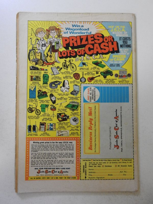 Red Wolf #9 (1973) GD+ Condition tape pull fc, moisture stain