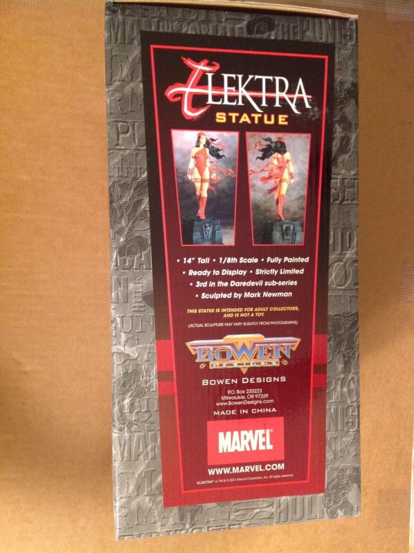 Marvel Bowen Designs Elektra full size statue MIB #2211/3000 Daredevil