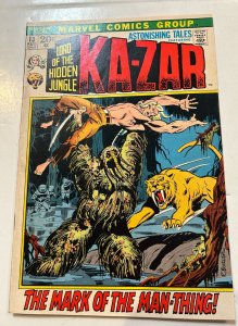 *Astonishing Tales (1970) 13fn+ 1st Man-Thing cover