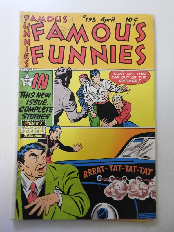 Famous Funnies #193 (1951) VG- Cond 2 centerfold wraps detached bottom staple