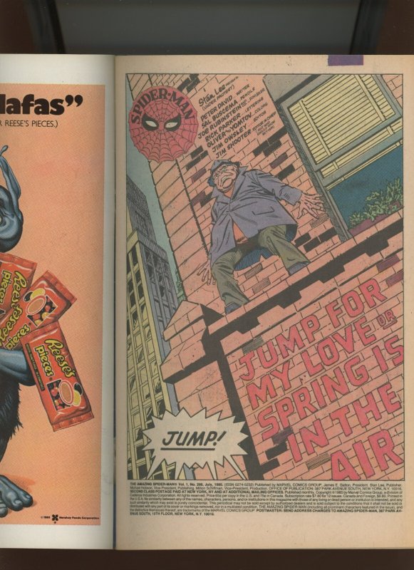 (1985) The Amazing Spider-Man #266: COPPER AGE! NEWSSTAND! (8.0)