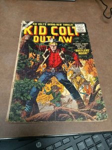 Kid Colt Outlaw 63 Marvel Atlas 1956 John Severin two gun wild Western Cowboy