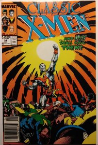Classic X-Men #34 Newsstand (1989)