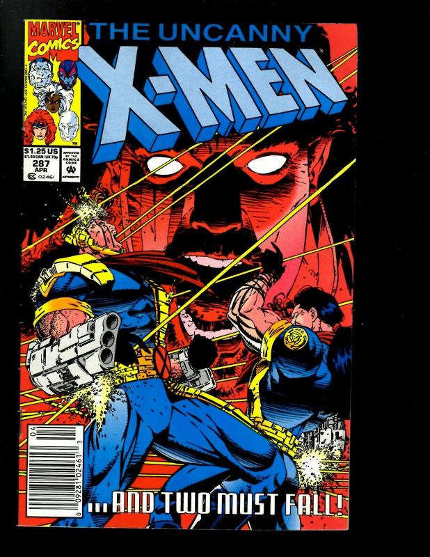 10 Comics Uncanny X-Men # 281 283 284 285 287 288 289 290 292 293 RP1