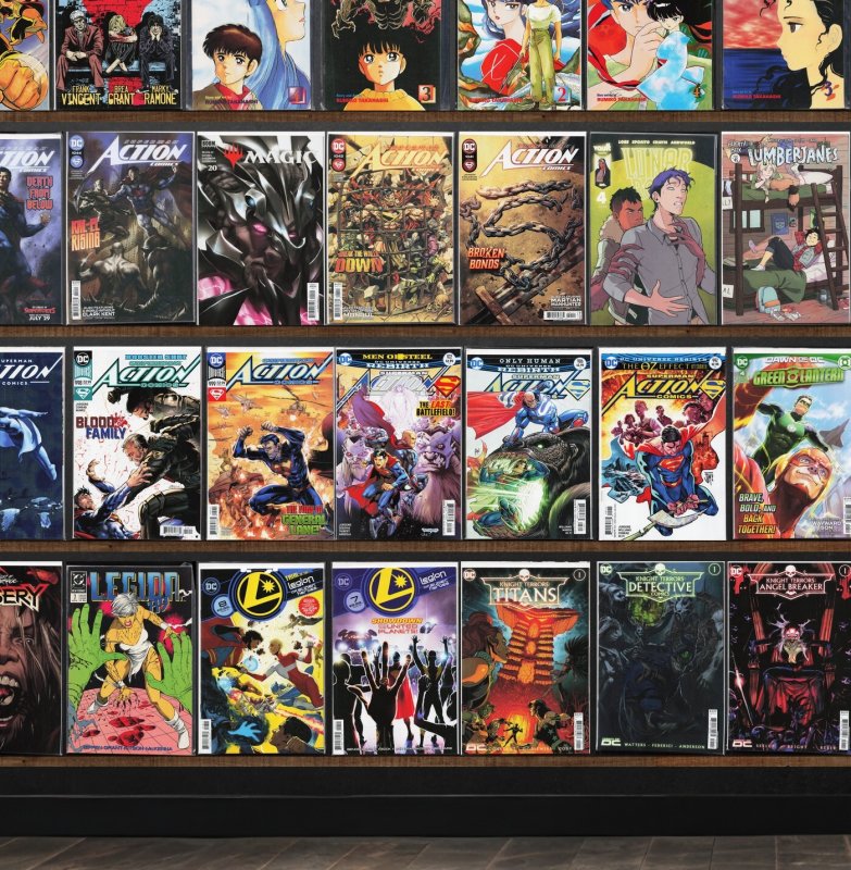 Huge Lot 140+ Comics with Action Comics, Cable, Harley Quinn & More!