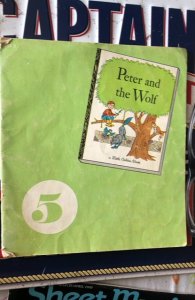 Peter and the Wolf record book (no record)1965