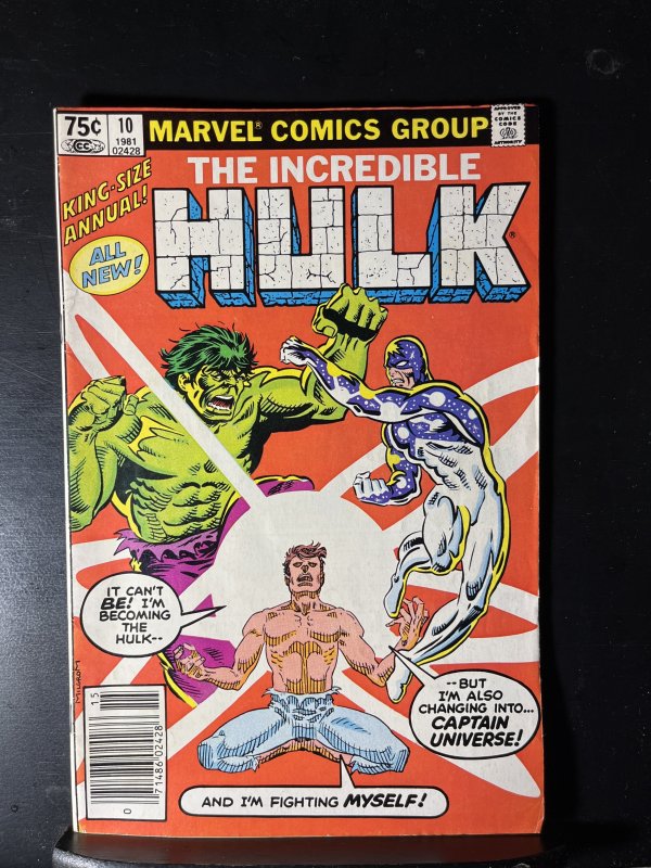 The Incredible Hulk Annual #10 Newsstand Edition (1981)