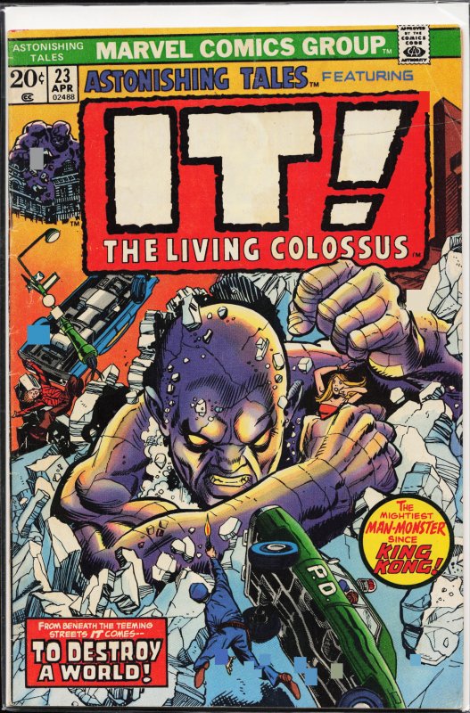 Astonishing Tales #23 (1974) It, the Living Colossus