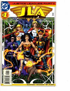 6 Justice Leagues DC Comics # 1 2 3 4 5 6 Amazons Atlantis Arkham Aliens J220