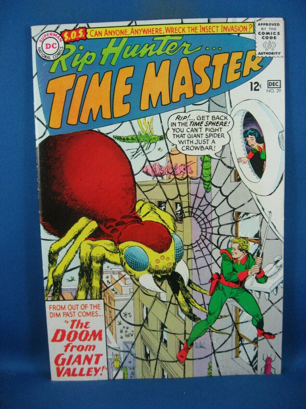 RIP HUNTER TIME MASTER 29 VF LAST ISSUE 1965