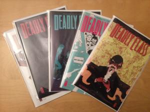 DEADLY CLASS 1 - 7, 9 - 18, 20 -  22, 24, 25, 27, 28 AVG GRADE NM (9.2 - 9.4)