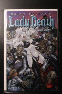 Brian Pulido's Lady Death: Blacklands #3 Platinum Foil Variant (2007)
