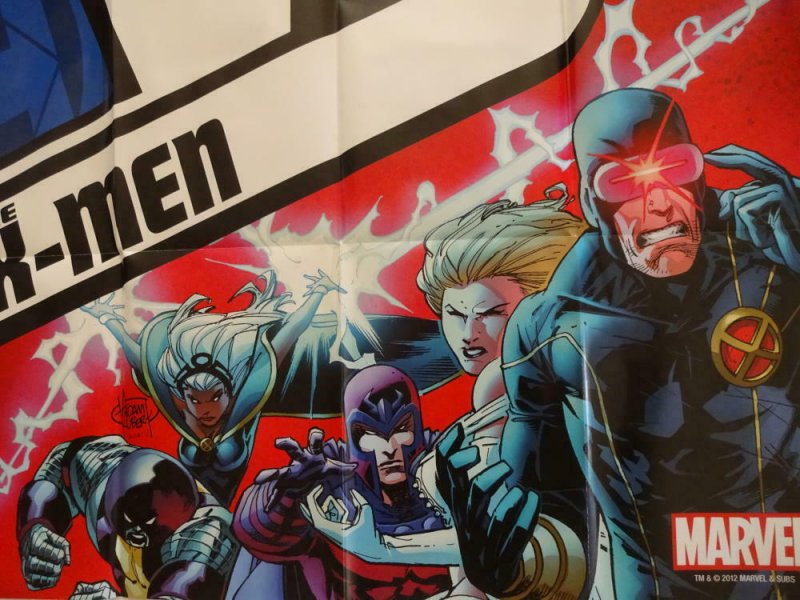 AVENGERS vs X-MEN Promo Poster, 24 x 36, 2012, MARVEL, Unused 252