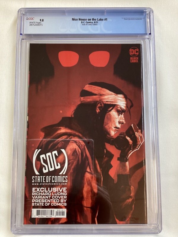 Nice House on the Lake #1 - CGC 9.8 - DC Comics - State of Comics variant! Luong