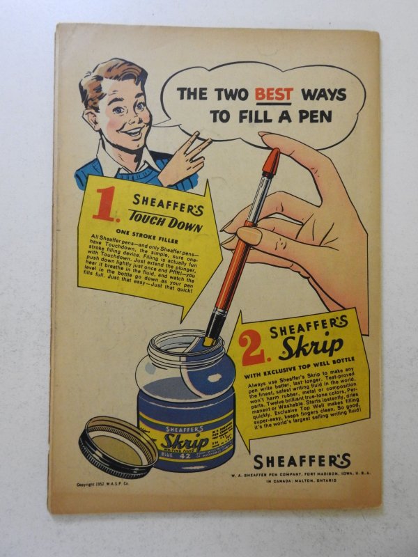 Strange Adventures #20 (1952) VG Condition moisture stains