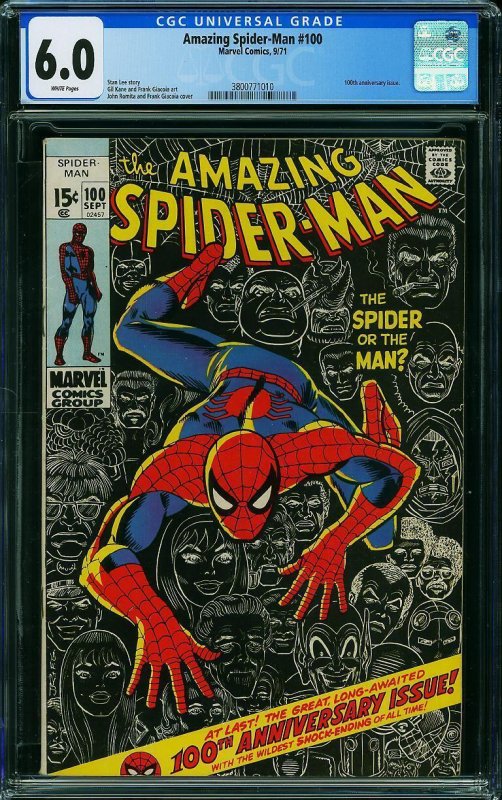 The Amazing Spider-Man #100 (1971) CGC 6.0