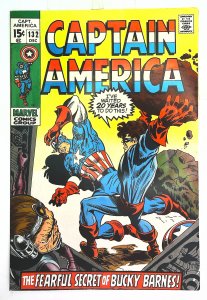 Captain America (1968 series)  #132, VF- (Actual scan)