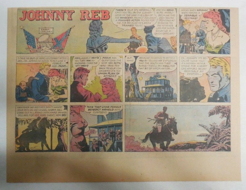 Johnny Reb Sunday by Frank Giacoia & Jack Kirby from 9/28/1958 Half Page Size!