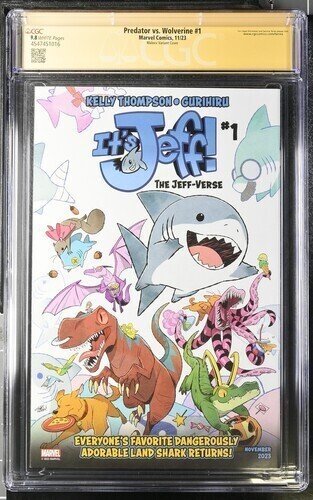 Predator VS Wolverine (2023) # 1 (CGC 9.8) Signed Sketch Alex Maleev * Census =3