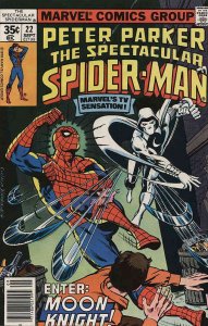 Spectacular Spider-Man, The #22 FN ; Marvel | Moon Knight Bill Mantlo