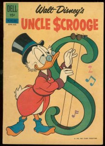 UNCLE SCROOGE #38 1962-WALT DISNEY-DELL COMIC BARKS ART VG