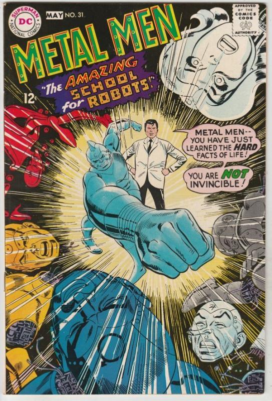 Metal Men #31 (May-68) NM Super-High-Grade Metal Men (Led, Tina, Tin, Gold, M...