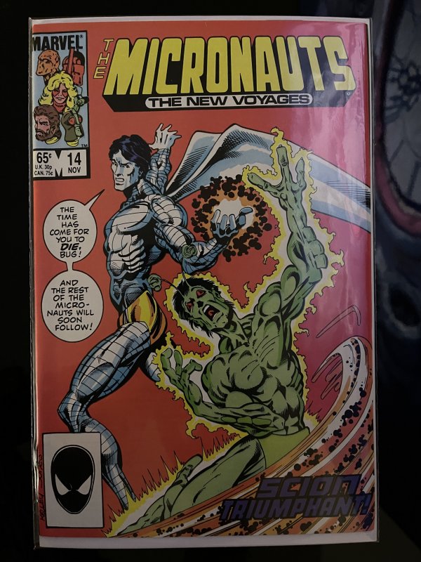 Micronauts: The New Voyages #14 (1985) NM