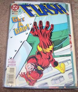 Flash comic # 91 (Jun 1994, DC)waly west HOT tv show +pre new 52 + 