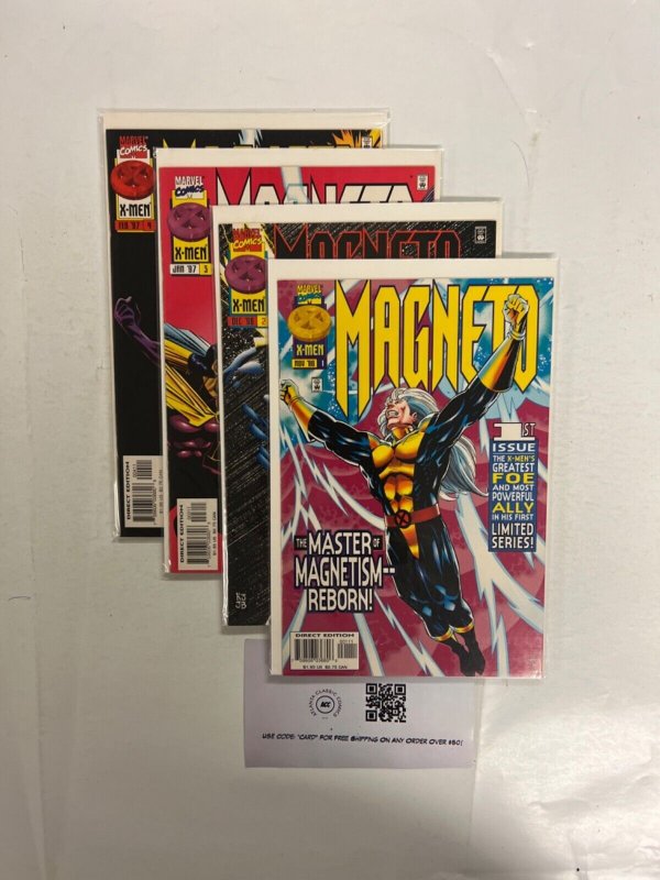 4 Magneto Marvel Comic Books # 1 2 3 4 Spiderman Defenders Avengers 36 RC22