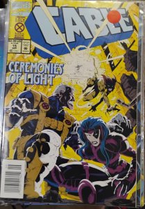 Cable # 15   1994 Marvel disney  NATHAN SUMMERS  KEY 1ST MARROW MORLOCKS NEWSTAN