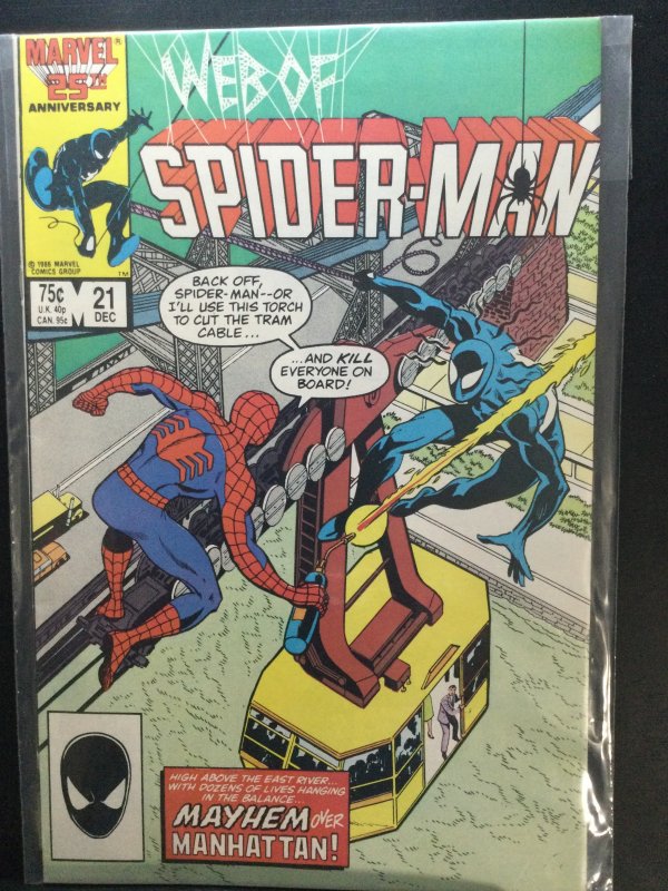 Web of Spider-Man #21 Direct Edition (1986)