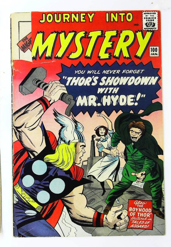 Journey into Mystery (1952 series) #100, VG- (Actual scan)