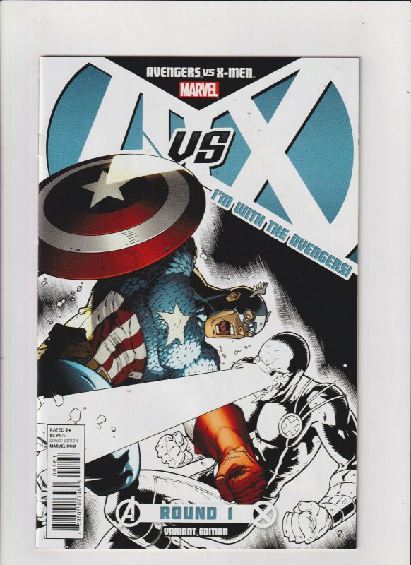 Avengers vs X-Men #1 VF/NM 9.0 Avengers Variant Marvel Comics AvsX