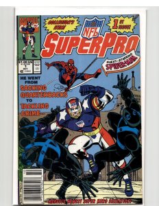 NFL Superpro #1 Newsstand Edition (1991) NFL Superpro