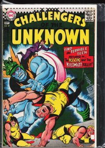 Challengers of the Unknown #57 (1967) Challengers of the Unknown