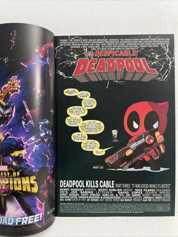 The Despicable Deadpool #289