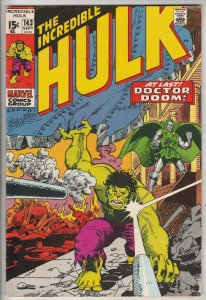 Incredible Hulk #143 (Sep-71) VF High-Grade Hulk