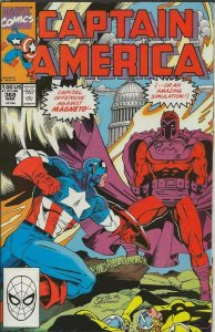Captain America #368 ORIGINAL Vintage 1990 Marvel Comics Magneto