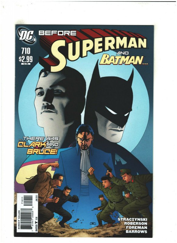 Superman #710 NM- 9.2 DC Comics 2011 J. Michael Straczynski, Batman Bruce Wayne