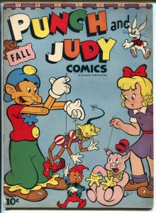 Punch and Judy #4 1945-Hillman-Funny Animals-high grade-VF MINUS 