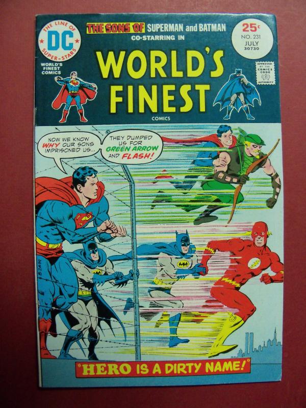 WORLD'S FINEST #231 BATMAN & SUPERMAN (VF/NM 9.0-9.4 or better) DC COMICS