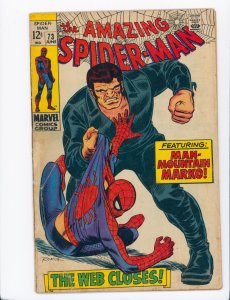 The Amazing Spider-Man #73 (1969) 1st Silvermane 1st Man Mountain Marko