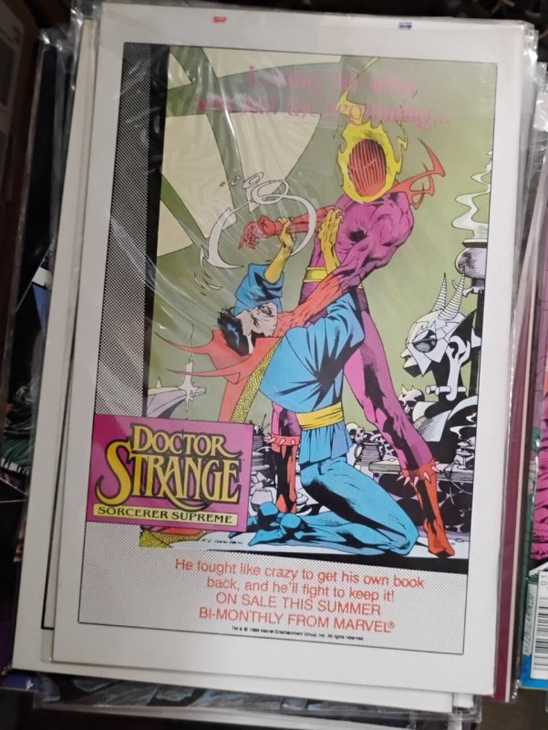 DP7 # 25  1988 MARVEL NEW UNIVERSE DISPLACED PARANORMALS  NEWSTAND VARIANT